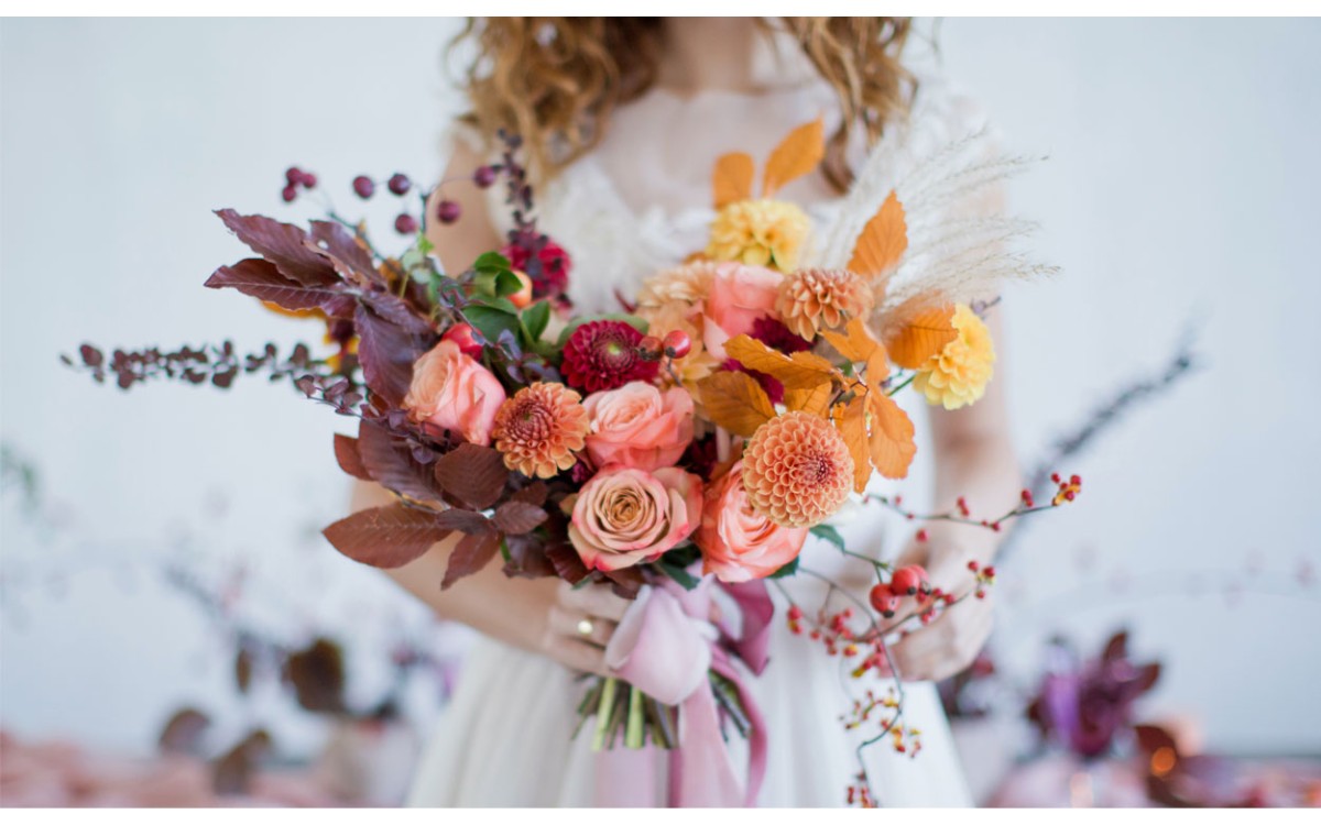 Escoge las flores de tu boda según tu color favorito