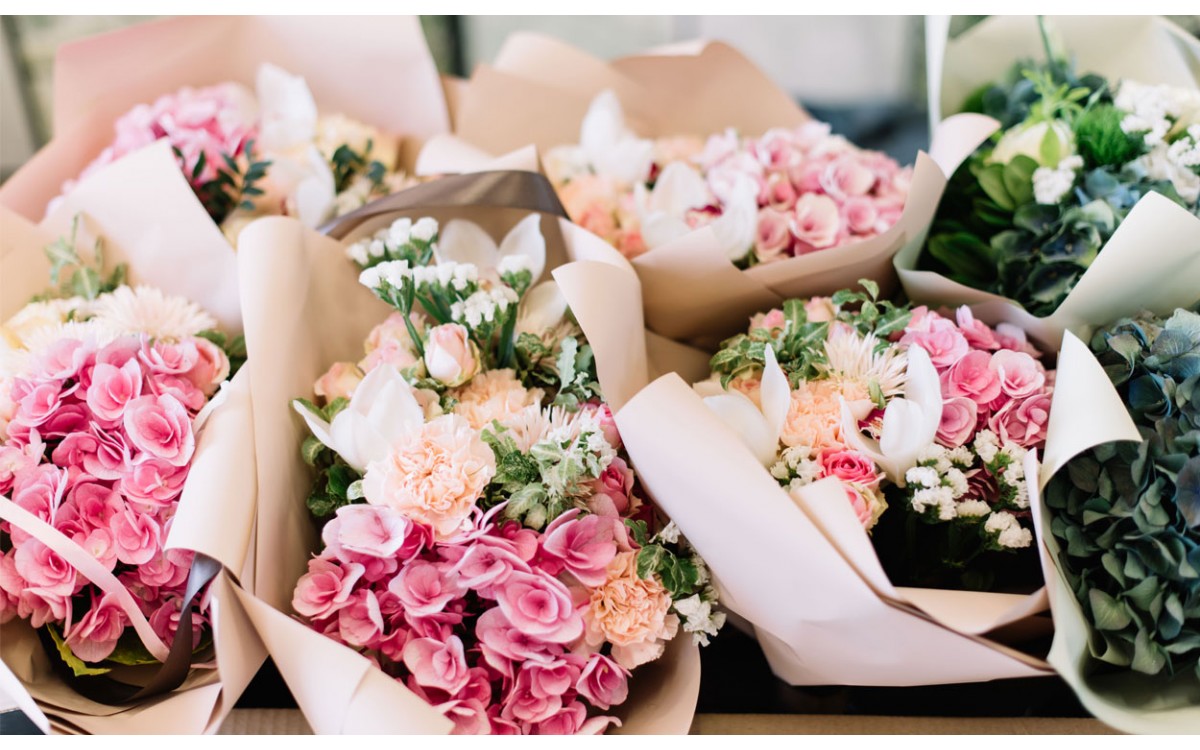 Los ramos de flores son el toque de distinción para toda celebración