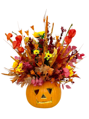 Centro de flores Halloween
