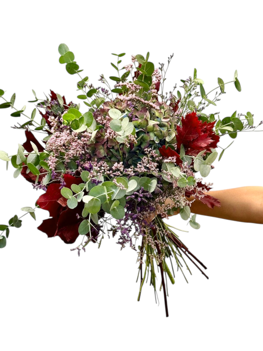 Ramo XL de flores silvestres con hortensia.
