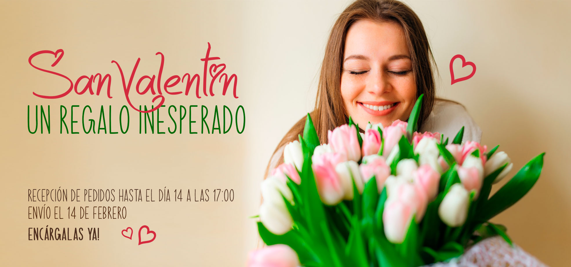 San Valentín en Viveros Shangai, Vivero de Flores y Plantas en Madrid